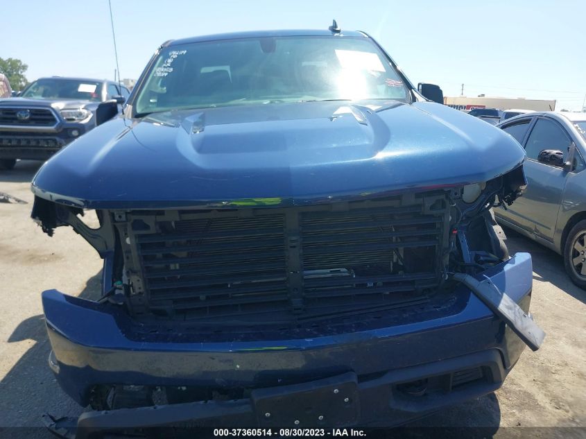 2021 CHEVROLET SILVERADO 1500 CUSTOM - 1GCPWBEK9MZ393467
