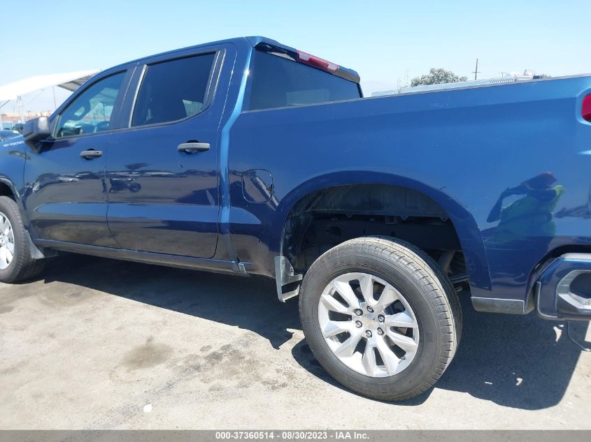 2021 CHEVROLET SILVERADO 1500 CUSTOM - 1GCPWBEK9MZ393467