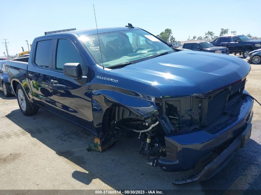 2021 CHEVROLET SILVERADO 1500 CUSTOM - 1GCPWBEK9MZ393467