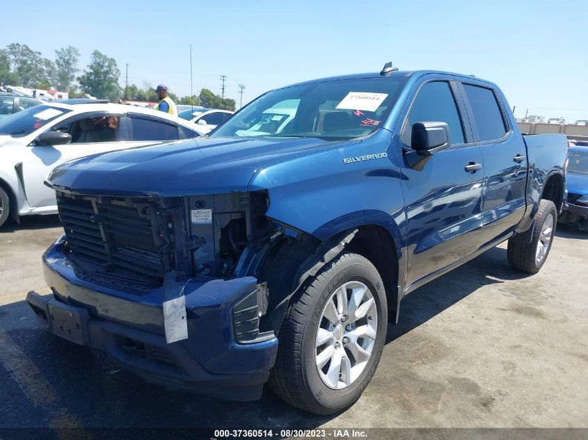 2021 CHEVROLET SILVERADO 1500 CUSTOM - 1GCPWBEK9MZ393467