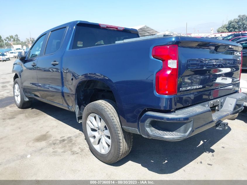 2021 CHEVROLET SILVERADO 1500 CUSTOM - 1GCPWBEK9MZ393467