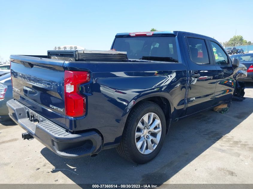 2021 CHEVROLET SILVERADO 1500 CUSTOM - 1GCPWBEK9MZ393467