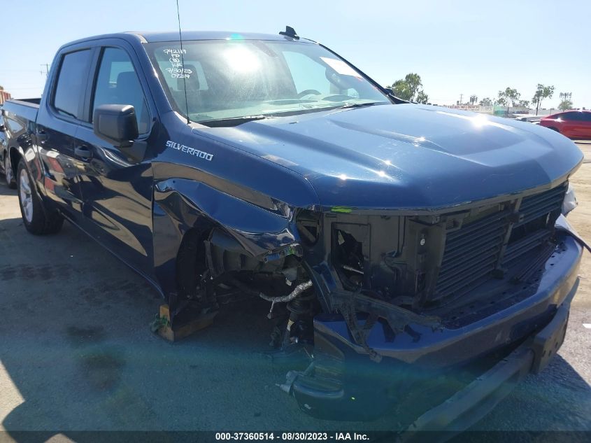 2021 CHEVROLET SILVERADO 1500 CUSTOM - 1GCPWBEK9MZ393467