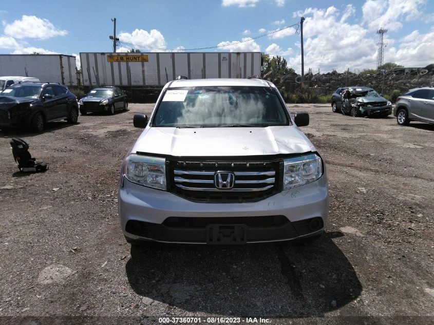 2015 HONDA PILOT LX - 5FNYF4H23FB036273