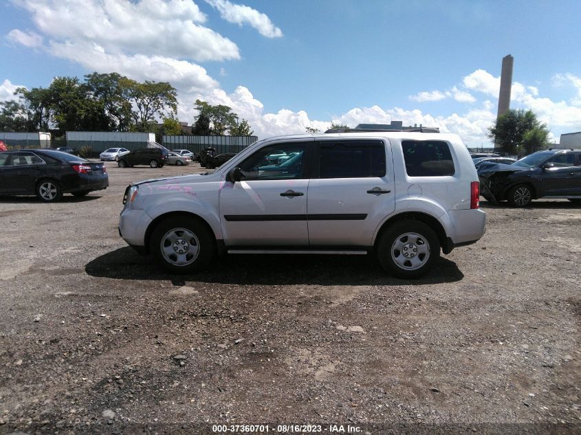 2015 HONDA PILOT LX - 5FNYF4H23FB036273