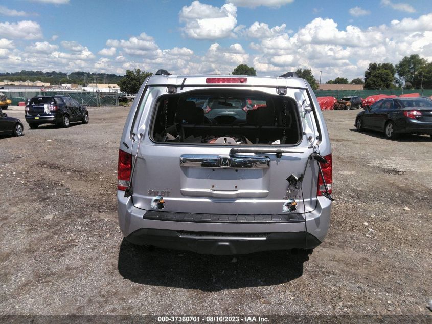 2015 HONDA PILOT LX - 5FNYF4H23FB036273