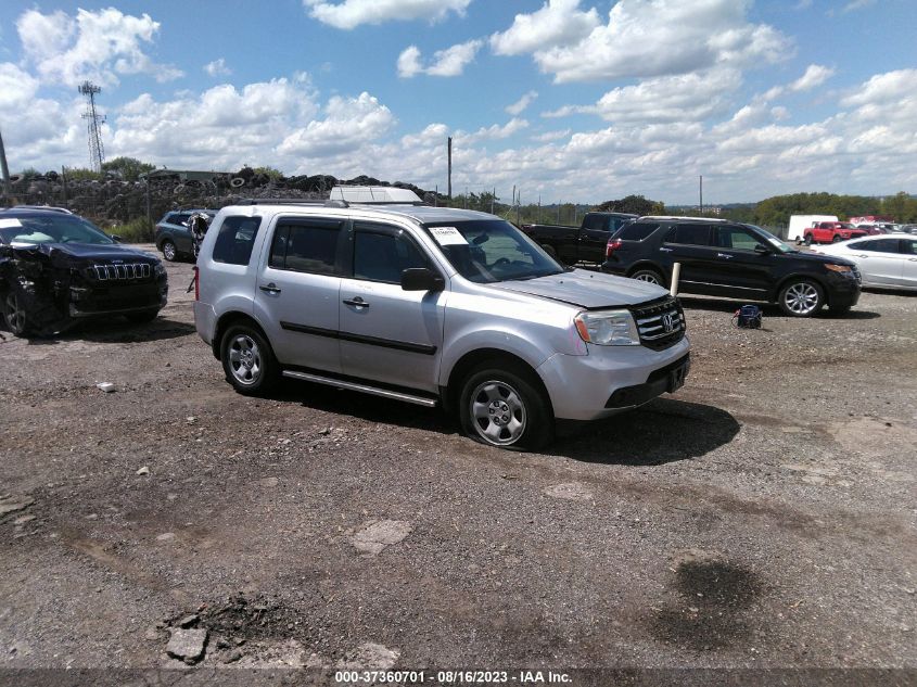 2015 HONDA PILOT LX - 5FNYF4H23FB036273