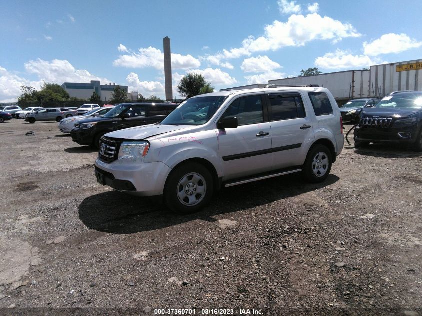2015 HONDA PILOT LX - 5FNYF4H23FB036273