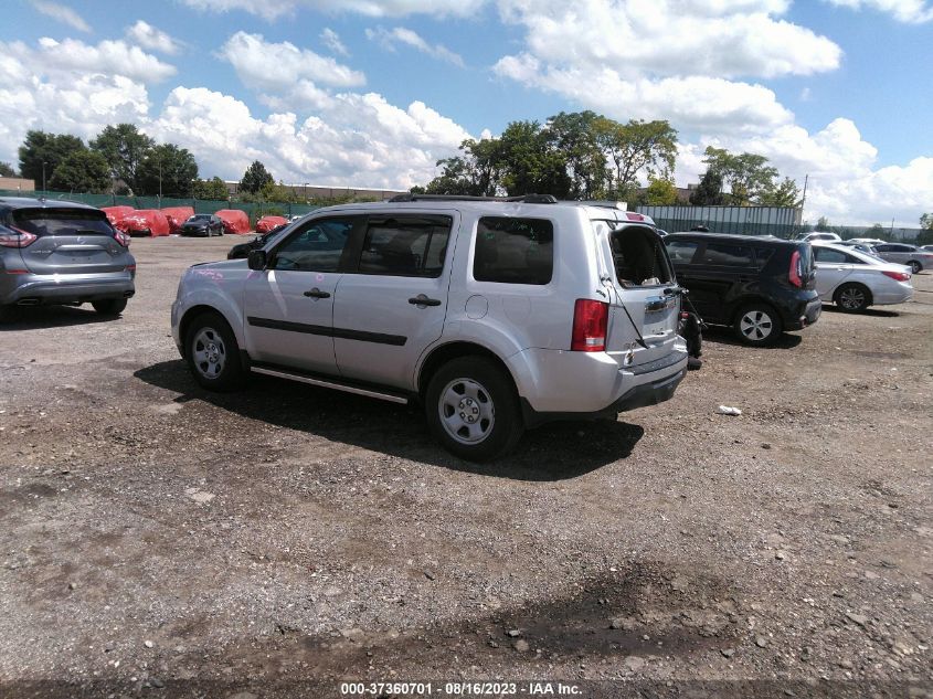 2015 HONDA PILOT LX - 5FNYF4H23FB036273