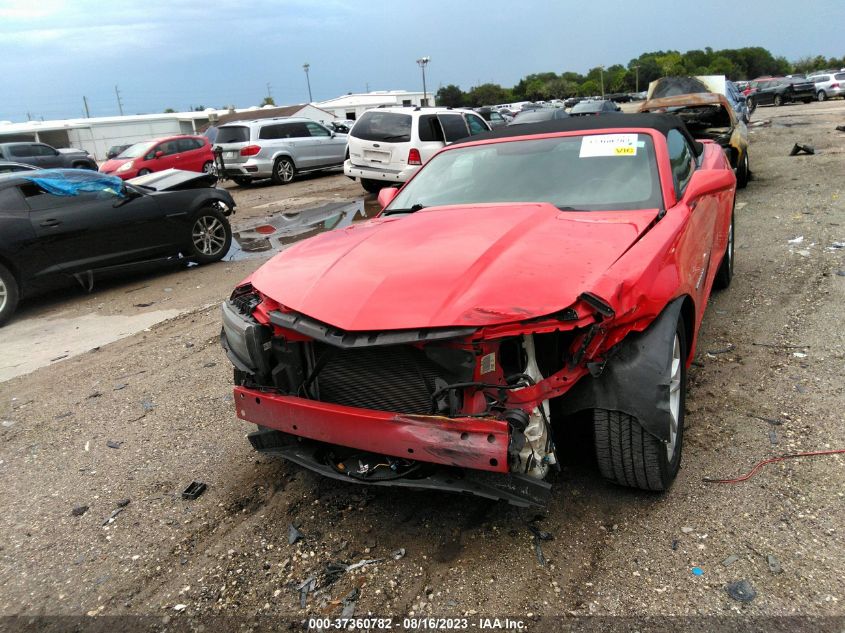 2015 CHEVROLET CAMARO LT - 2G1FD3D37F9227553