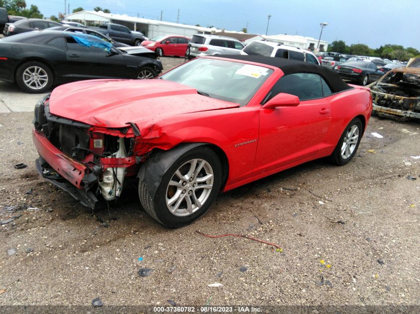 2015 CHEVROLET CAMARO LT - 2G1FD3D37F9227553