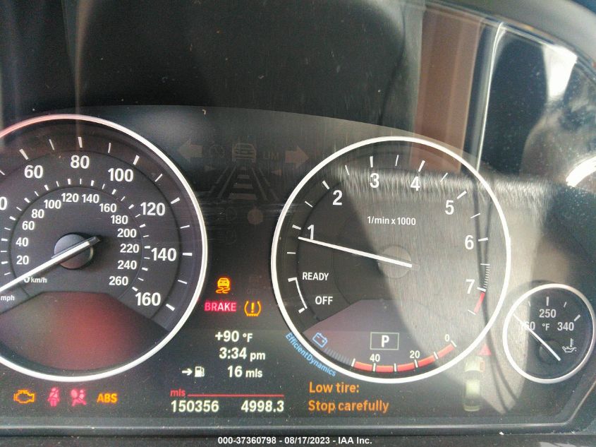 2013 BMW 3 SERIES 328I XDRIVE - WBA3B5C54DF598153