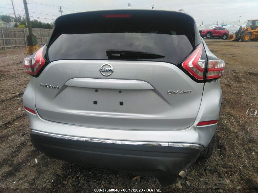 2017 NISSAN MURANO SV - 5N1AZ2MHXHN168602