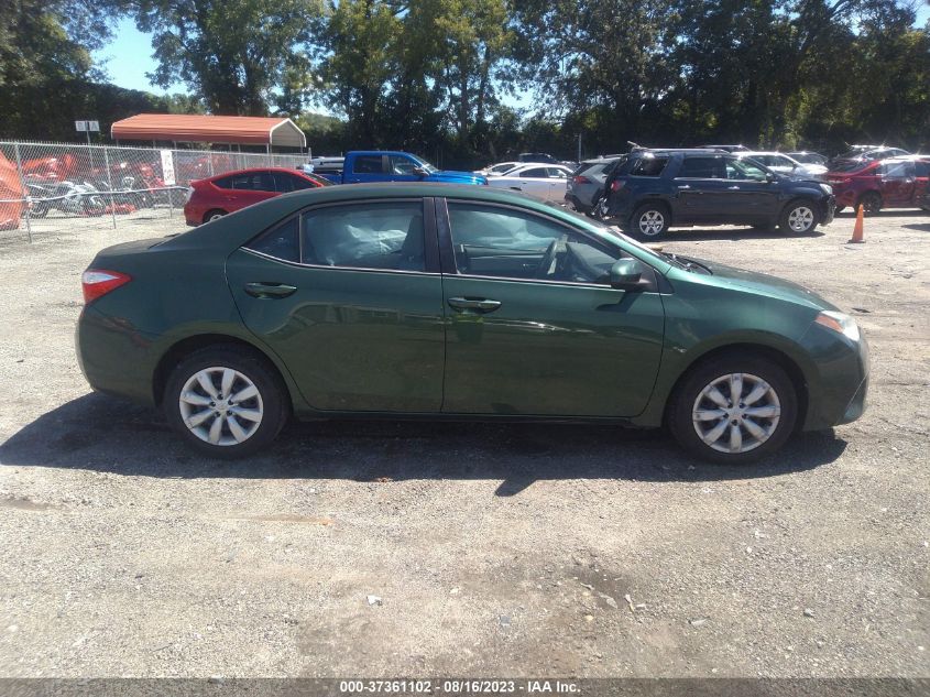 2016 TOYOTA COROLLA L/LE/S/S PLUS/LE PLUS - 2T1BURHE0GC726345