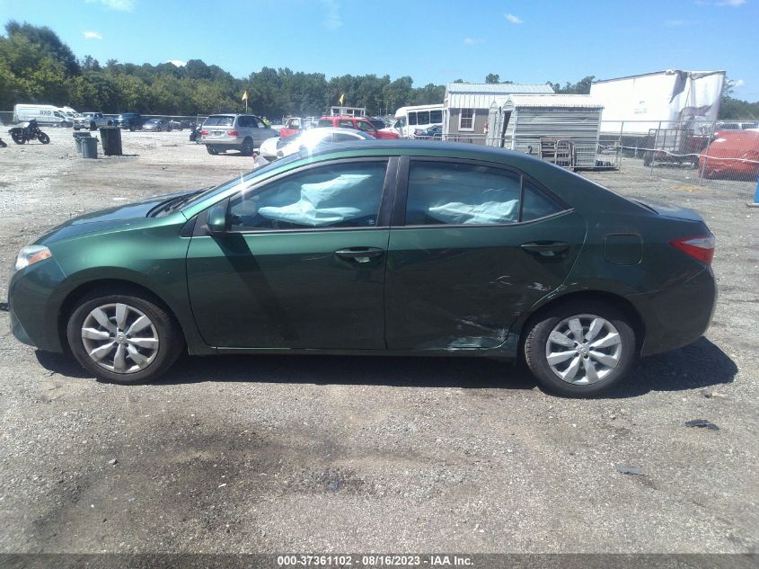 2016 TOYOTA COROLLA L/LE/S/S PLUS/LE PLUS - 2T1BURHE0GC726345