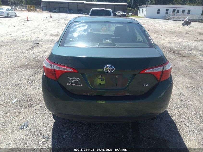2016 TOYOTA COROLLA L/LE/S/S PLUS/LE PLUS - 2T1BURHE0GC726345