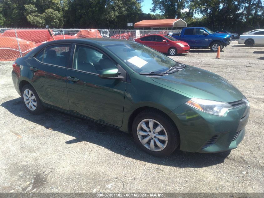 2016 TOYOTA COROLLA L/LE/S/S PLUS/LE PLUS - 2T1BURHE0GC726345