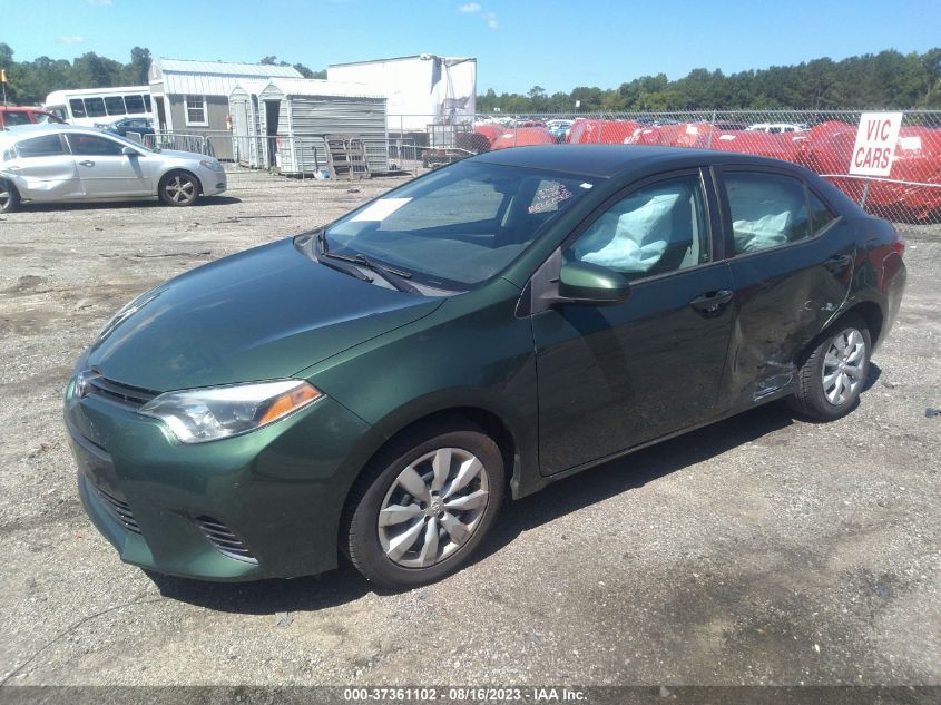 2016 TOYOTA COROLLA L/LE/S/S PLUS/LE PLUS - 2T1BURHE0GC726345