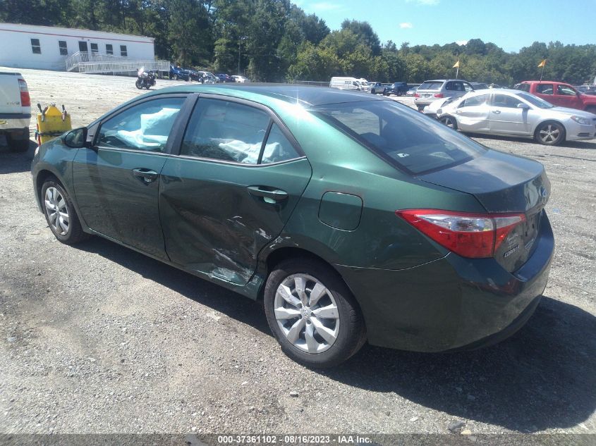 2016 TOYOTA COROLLA L/LE/S/S PLUS/LE PLUS - 2T1BURHE0GC726345