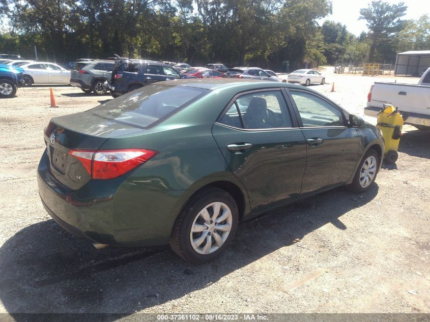2016 TOYOTA COROLLA L/LE/S/S PLUS/LE PLUS - 2T1BURHE0GC726345