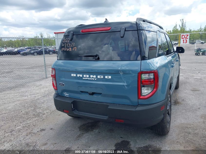 2022 FORD BRONCO SPORT OUTER BANKS - 3FMCR9C61NRD92612