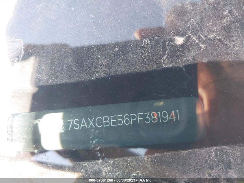 VIN 7SAXCBE56PF381941 2023 TESLA MODEL X