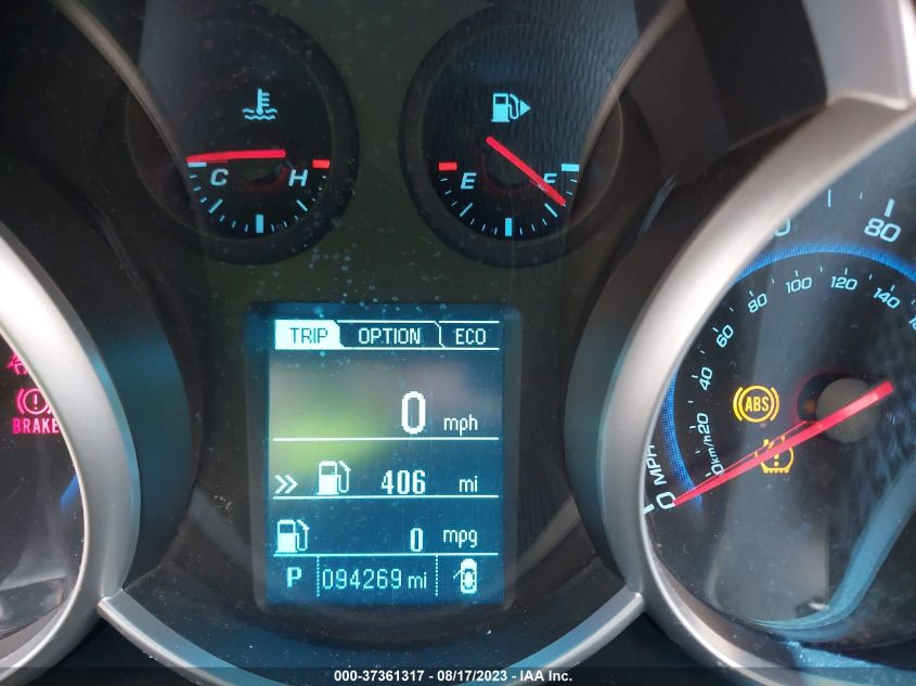 2013 CHEVROLET CRUZE ECO - 1G1PH5SB5D7279132