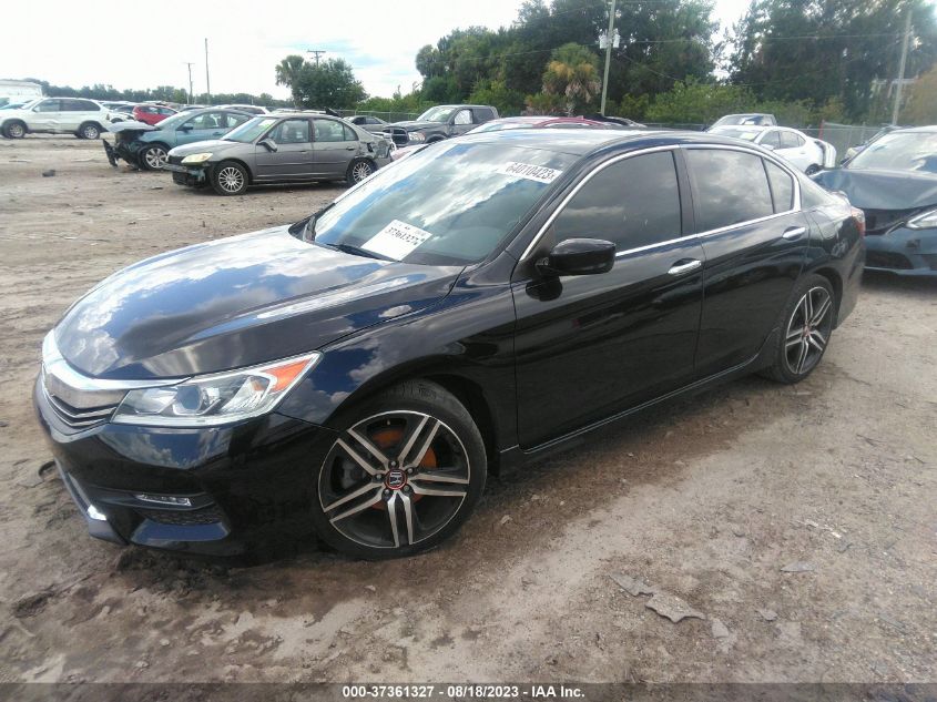 2017 HONDA ACCORD SEDAN SPORT - 1HGCR2F53HA188067