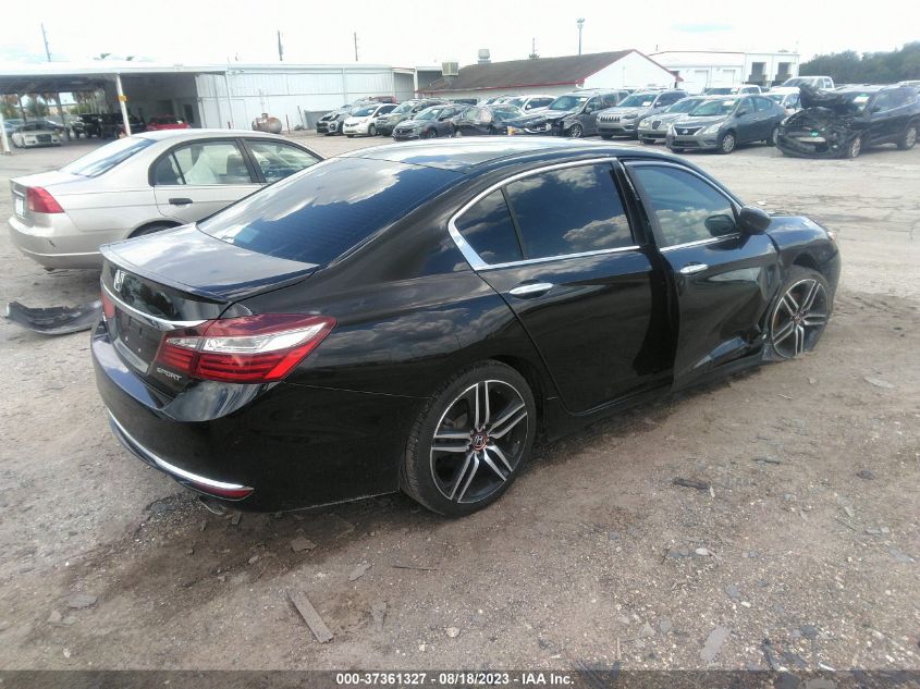 2017 HONDA ACCORD SEDAN SPORT - 1HGCR2F53HA188067