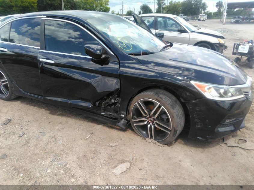 2017 HONDA ACCORD SEDAN SPORT - 1HGCR2F53HA188067