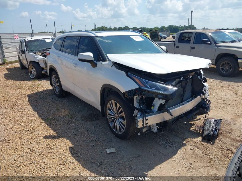 2021 TOYOTA HIGHLANDER PLATINUM - 5TDFZRBH9MS125721