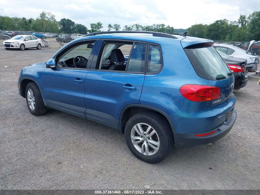 2017 VOLKSWAGEN TIGUAN - WVGBV7AXXHK004342