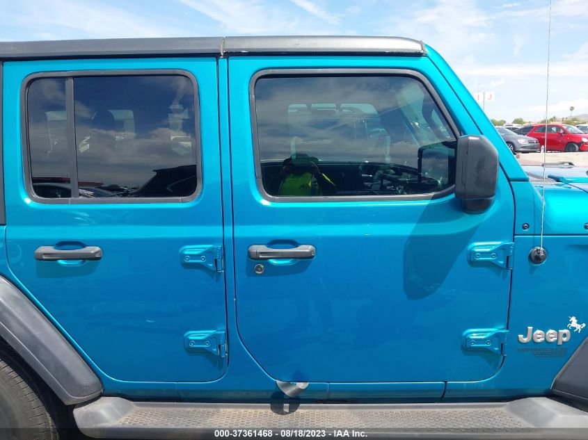 2019 JEEP WRANGLER UNLIMITED SPORT S - 1C4HJXDGXKW612867