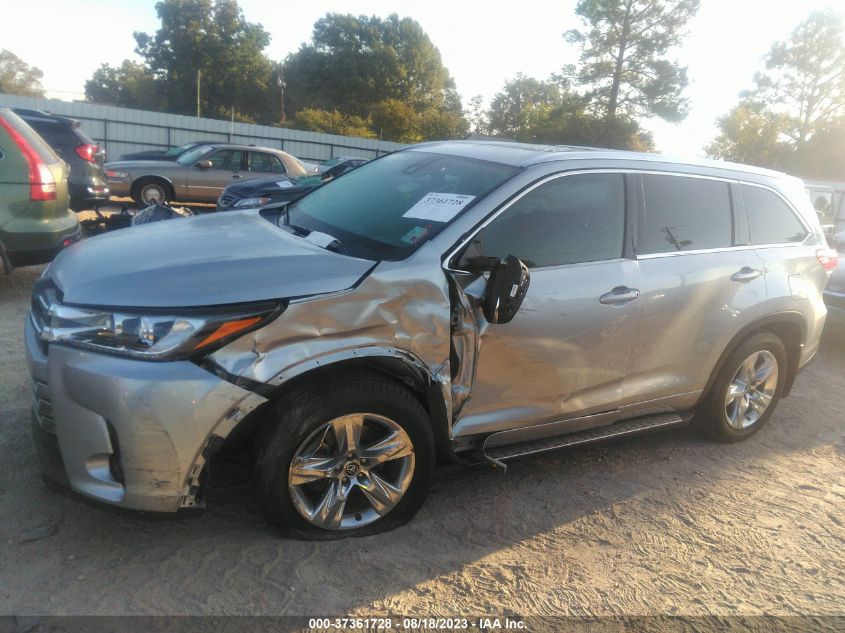 2019 TOYOTA HIGHLANDER LIMITED - 5TDYZRFH9KS293780