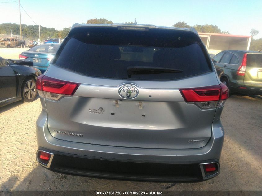 2019 TOYOTA HIGHLANDER LIMITED - 5TDYZRFH9KS293780