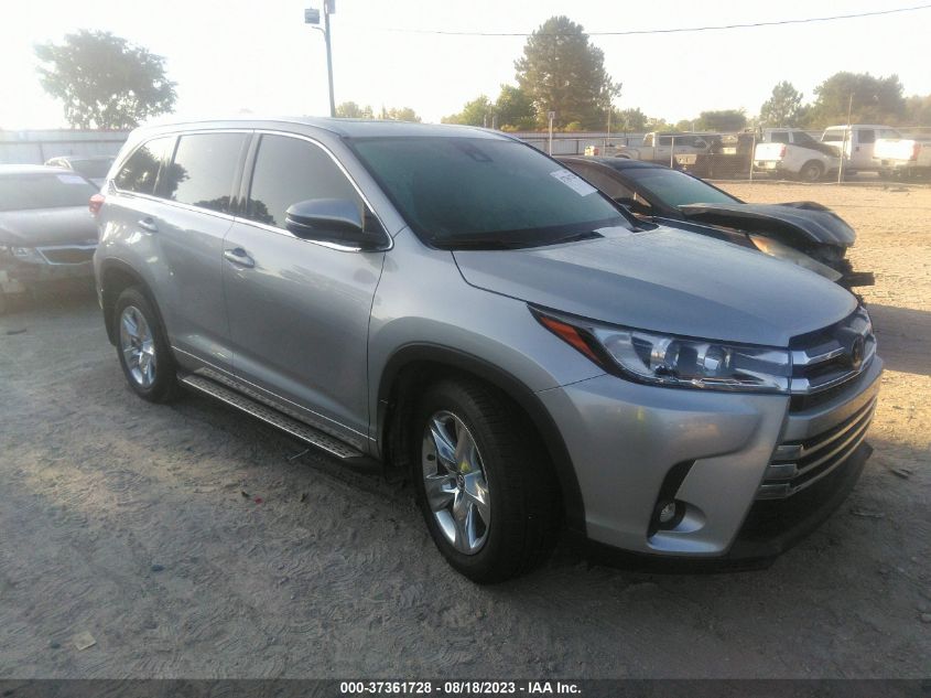 2019 TOYOTA HIGHLANDER LIMITED - 5TDYZRFH9KS293780