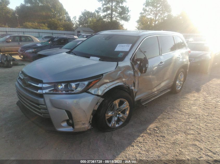 2019 TOYOTA HIGHLANDER LIMITED - 5TDYZRFH9KS293780