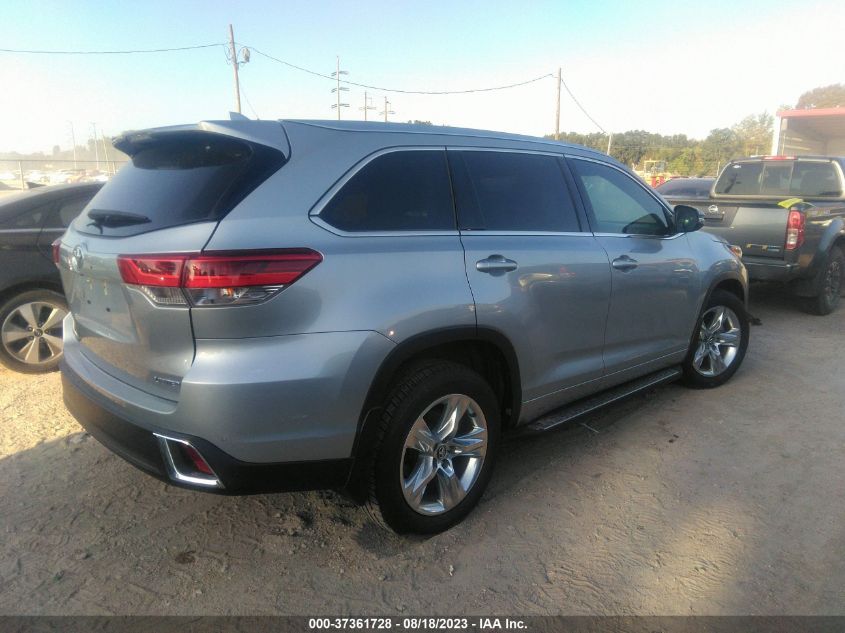 2019 TOYOTA HIGHLANDER LIMITED - 5TDYZRFH9KS293780