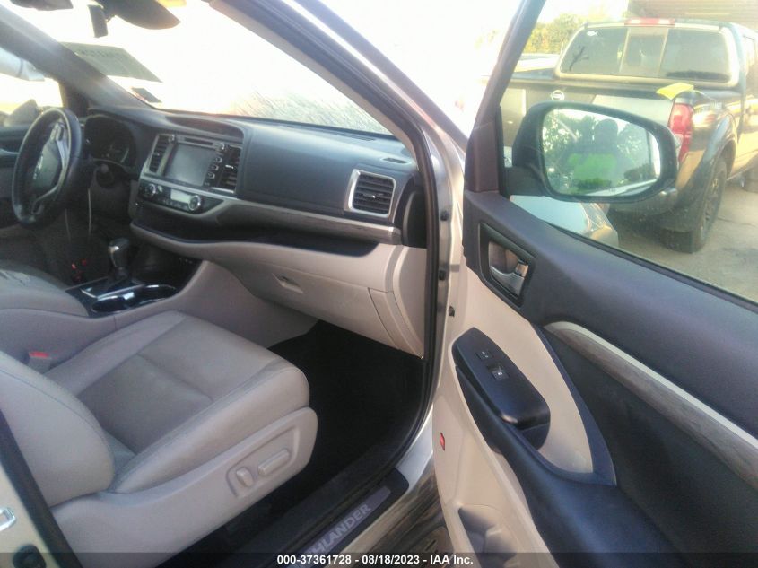 2019 TOYOTA HIGHLANDER LIMITED - 5TDYZRFH9KS293780
