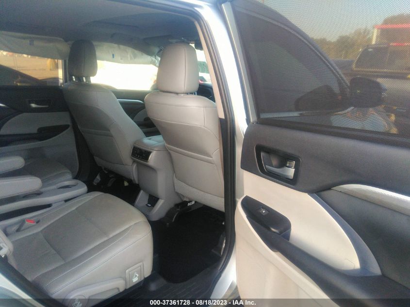 2019 TOYOTA HIGHLANDER LIMITED - 5TDYZRFH9KS293780