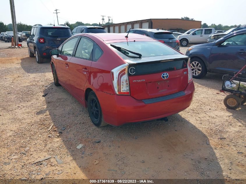 2014 TOYOTA PRIUS FOUR/FIVE/THREE/ONE/TWO - JTDKN3DU3E0364512