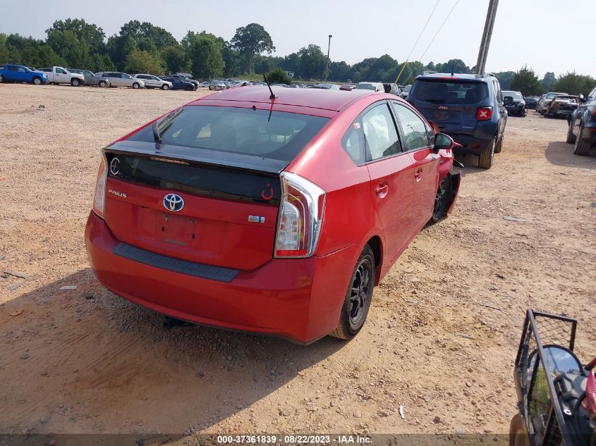 2014 TOYOTA PRIUS FOUR/FIVE/THREE/ONE/TWO - JTDKN3DU3E0364512