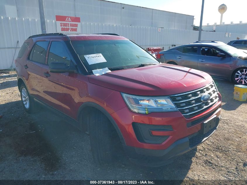 2016 FORD EXPLORER BASE - 1FM5K7B89GGD25948
