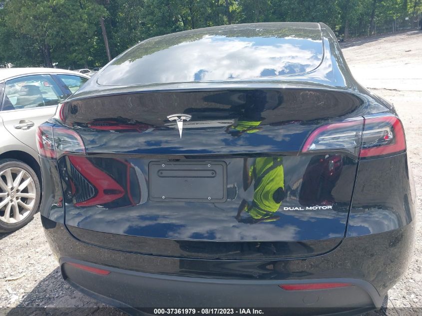 2022 TESLA MODEL Y LONG RANGE - 7SAYGDEE9NF374709
