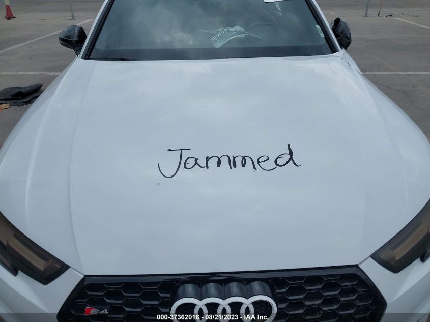 2018 AUDI S4 PREMIUM PLUS - WAUB4AF43JA002430
