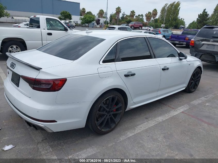 2018 AUDI S4 PREMIUM PLUS - WAUB4AF43JA002430