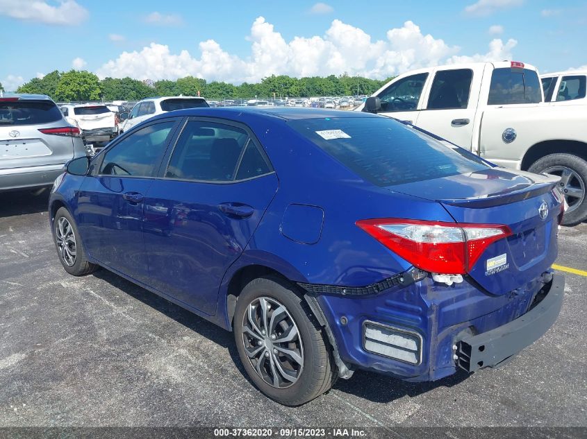 2014 TOYOTA COROLLA L/LE/LE PLS/PRM/S/S PLS - 2T1BURHE1EC185898