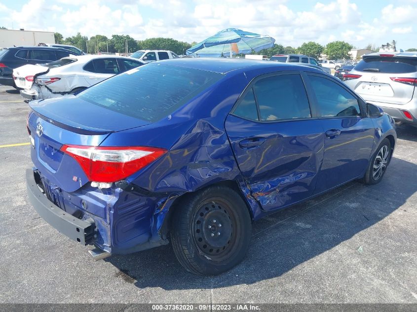 2014 TOYOTA COROLLA L/LE/LE PLS/PRM/S/S PLS - 2T1BURHE1EC185898