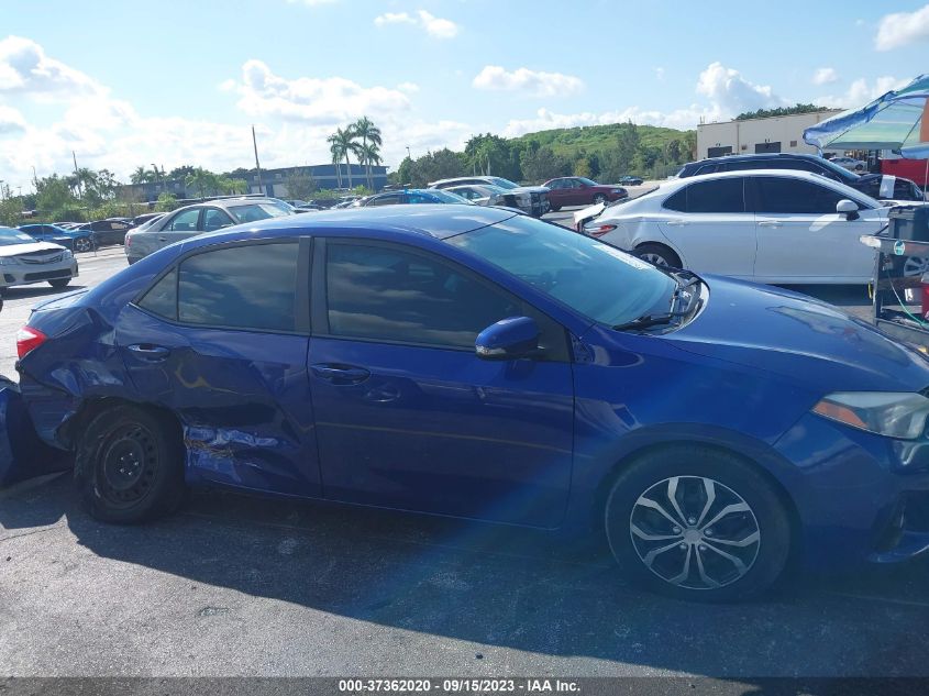 2014 TOYOTA COROLLA L/LE/LE PLS/PRM/S/S PLS - 2T1BURHE1EC185898