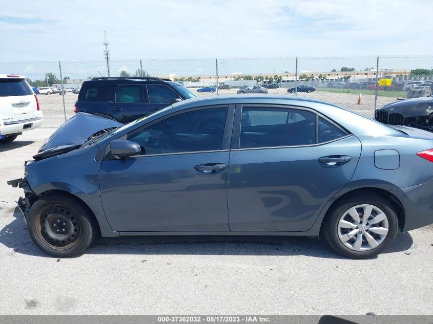 2014 TOYOTA COROLLA L/LE/LE PLS/PRM/S/S PLS - 5YFBURHE0EP078924